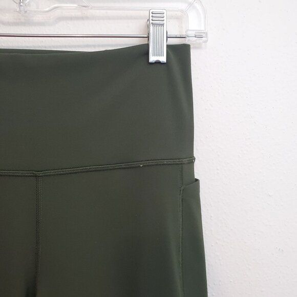 Athleta Transcend Stash Tight in aspen olive, size medium tall - Picture 2 of 8